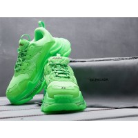 Кроссовки BALENCIAGA Triple S Сlear Sole цвет Зеленый арт. 16284