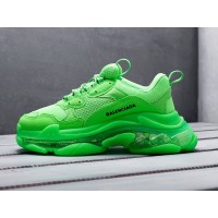 Кроссовки BALENCIAGA Triple S Сlear Sole цвет Зеленый арт. 16284