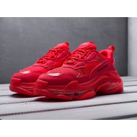 Кроссовки BALENCIAGA Triple S Сlear Sole цвет Красный арт. 16287