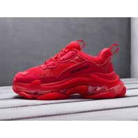 Кроссовки BALENCIAGA Triple S Сlear Sole цвет Красный арт. 16287