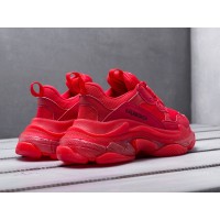 Кроссовки BALENCIAGA Triple S Сlear Sole цвет Красный арт. 16288