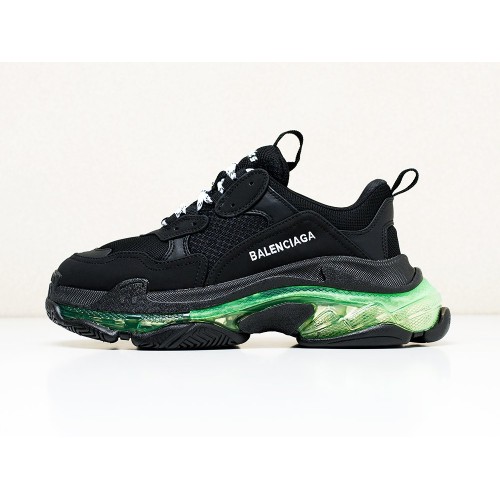 Кроссовки BALENCIAGA Triple S Сlear Sole цвет Черный арт. 18189