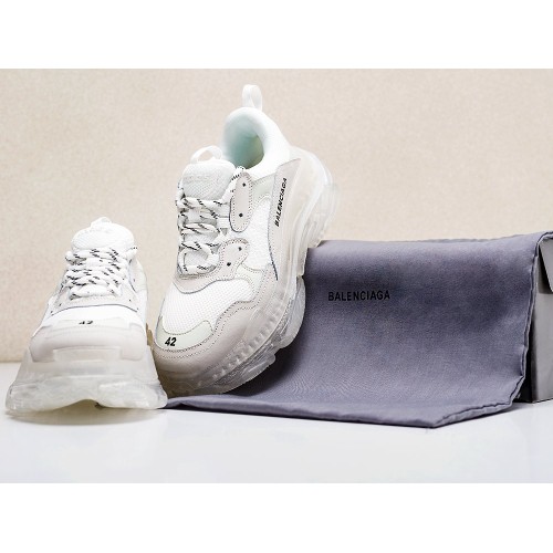 Кроссовки BALENCIAGA Triple S Сlear Sole цвет Белый арт. 18698