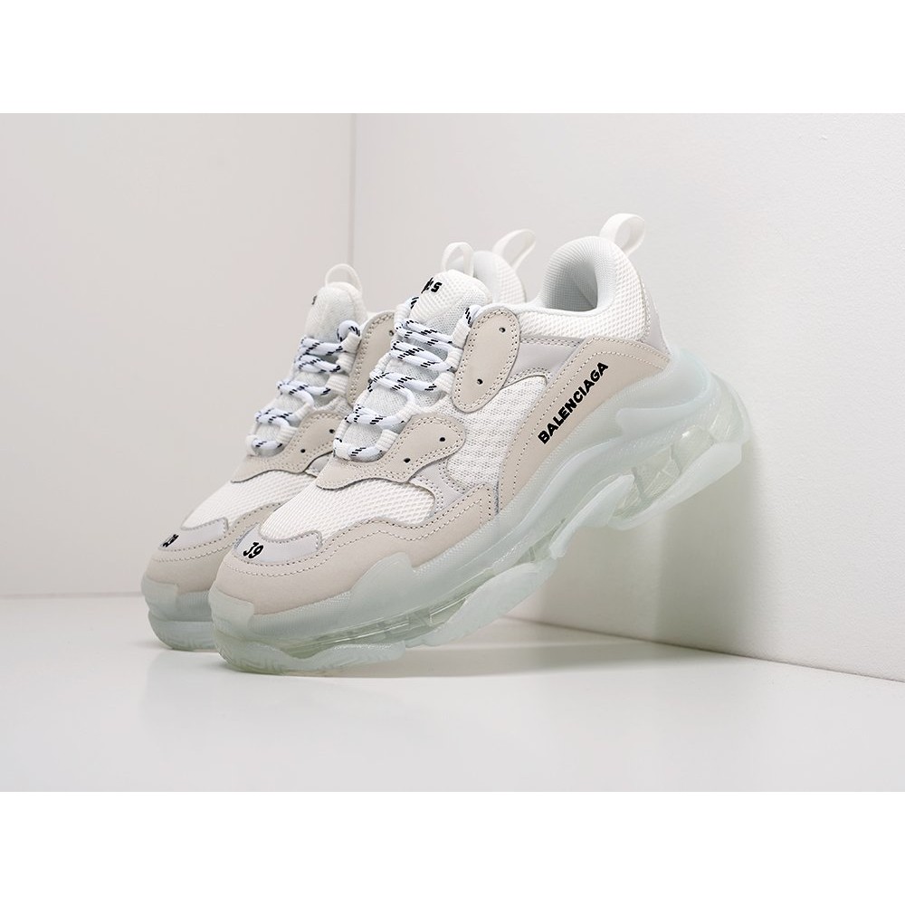 Кроссовки BALENCIAGA Triple S Сlear Sole цвет Белый арт. 19075