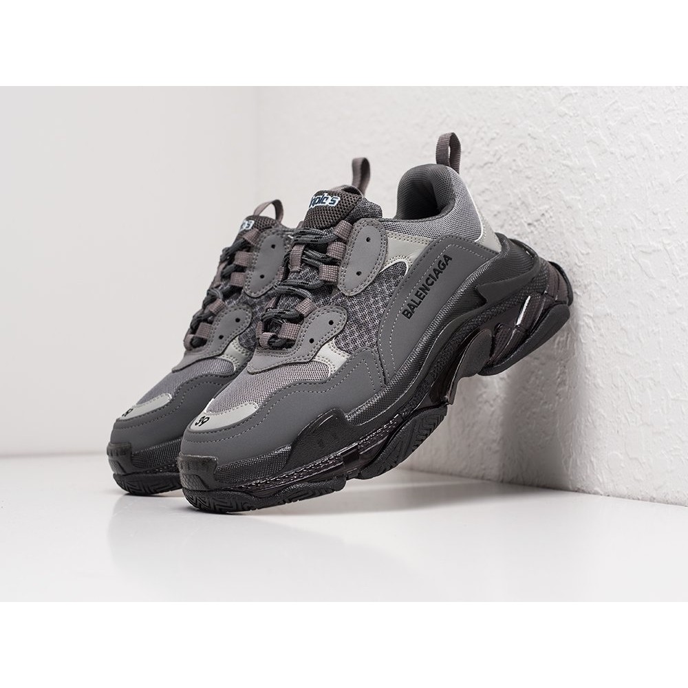 Кроссовки BALENCIAGA Triple S Сlear Sole цвет Серый арт. 26863