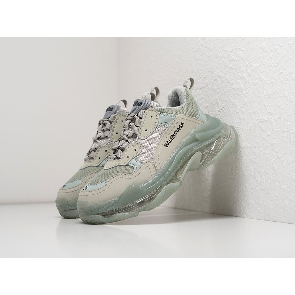 Кроссовки BALENCIAGA Triple S Сlear Sole цвет Серый арт. 26865