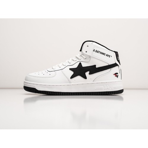 Зимние Кроссовки BAPE Sta Force 1 High цвет Белый арт. 39535