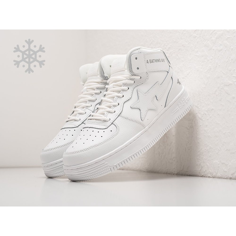 Зимние Кроссовки BAPE Sta Force 1 High цвет Белый арт. 39536