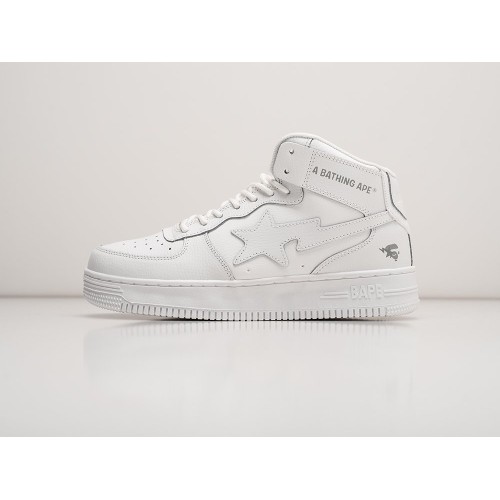 Зимние Кроссовки BAPE Sta Force 1 High цвет Белый арт. 39536