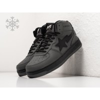 Зимние Кроссовки BAPE Sta Force 1 High цвет Серый арт. 39538