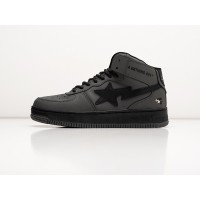 Зимние Кроссовки BAPE Sta Force 1 High цвет Серый арт. 39538