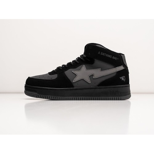 Зимние Кроссовки BAPE Sta Force 1 High цвет Серый арт. 39539