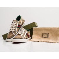 Кроссовки GUCCI Tennis 1977 Low цвет Коричневый арт. 27632