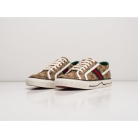 Кроссовки GUCCI Tennis 1977 Low цвет Коричневый арт. 27632