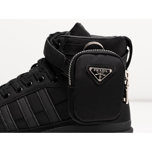 Кроссовки PRADA x ADIDAS Forum High цвет Черный арт. 36924