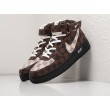 Кроссовки LOUIS VUITTON x NIKE Air Force 1 цвет Коричневый арт. 33521