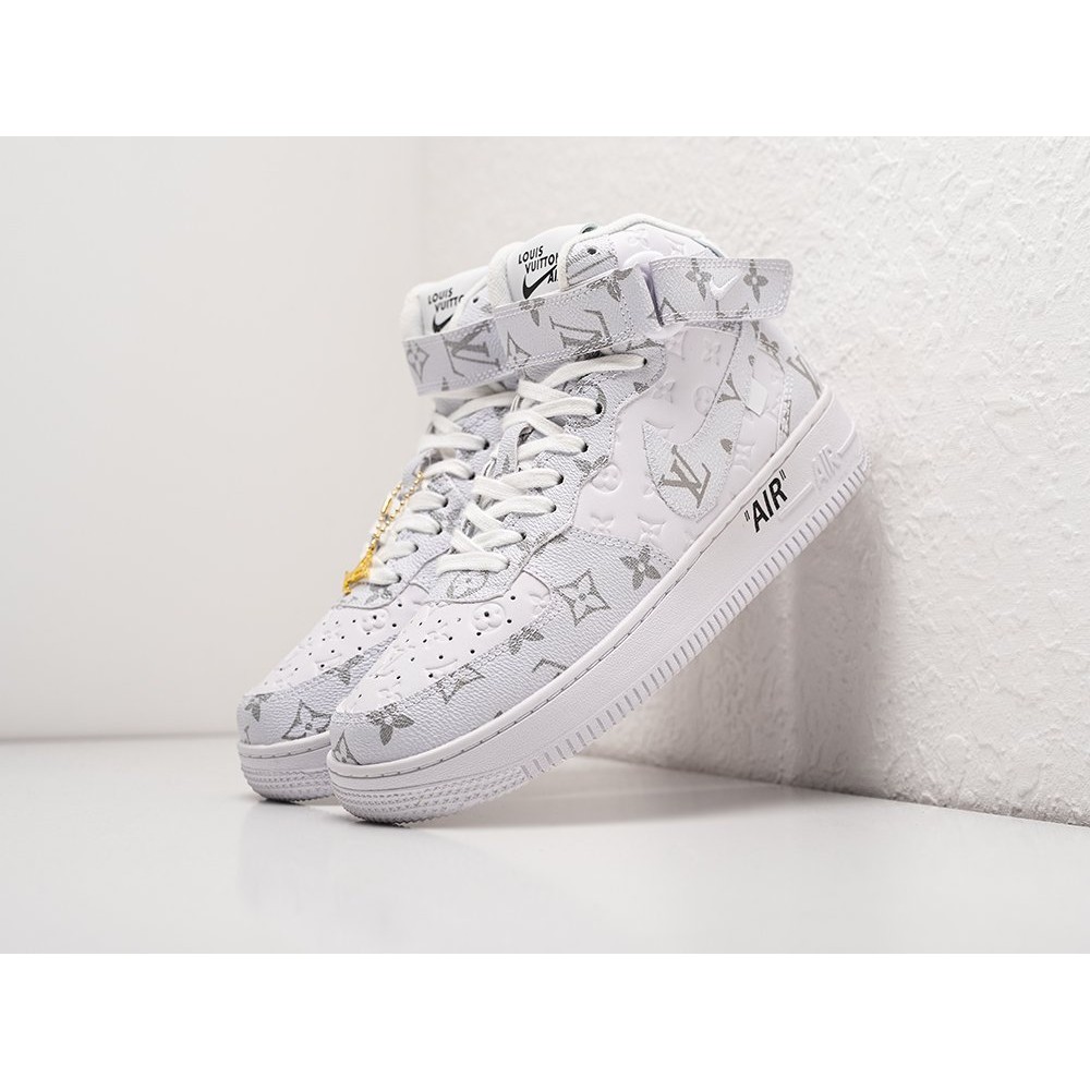 Кроссовки LOUIS VUITTON x NIKE Air Force 1 цвет Коричневый арт. 33523