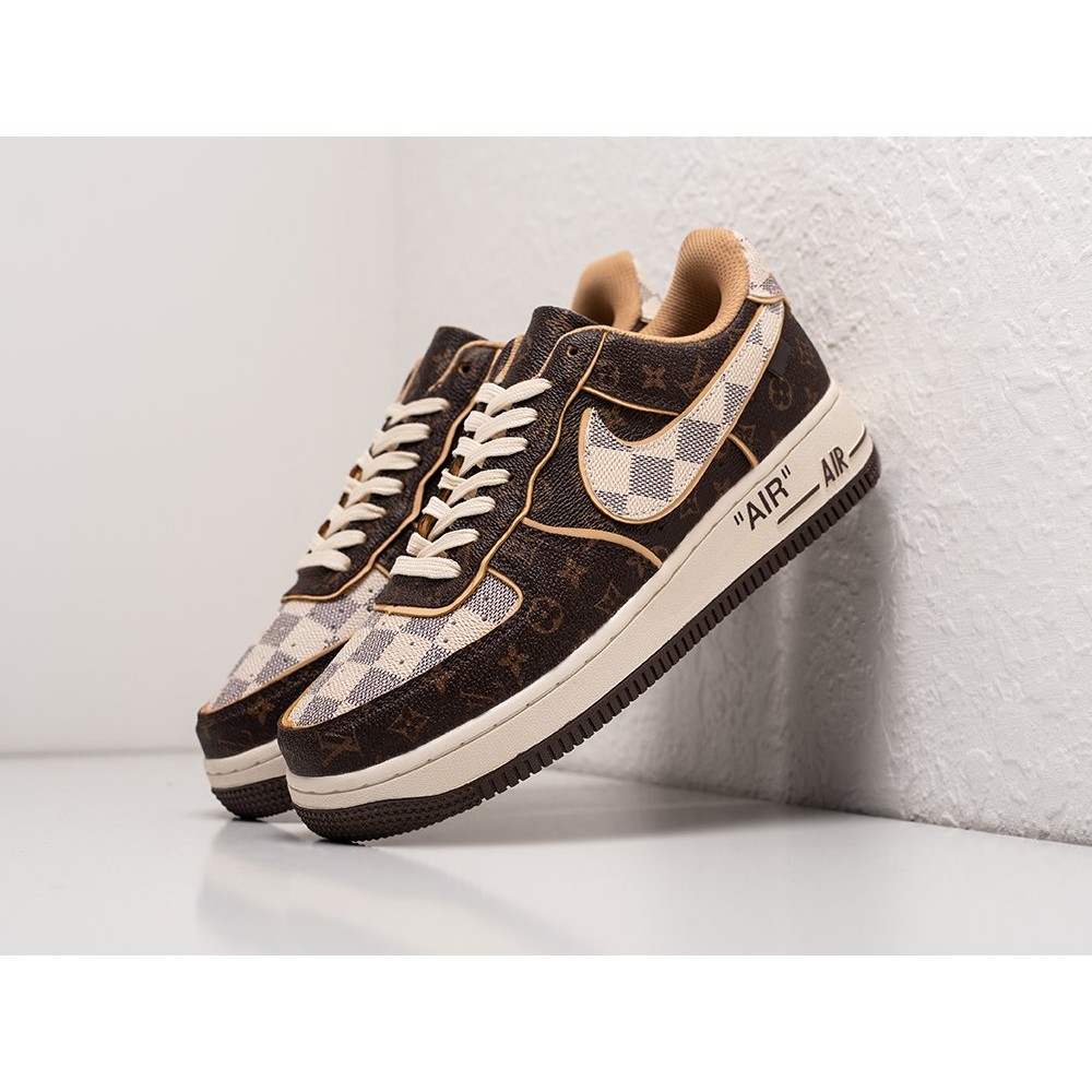 Кроссовки LOUIS VUITTON x NIKE Air Force 1 Low цвет Коричневый арт. 31583