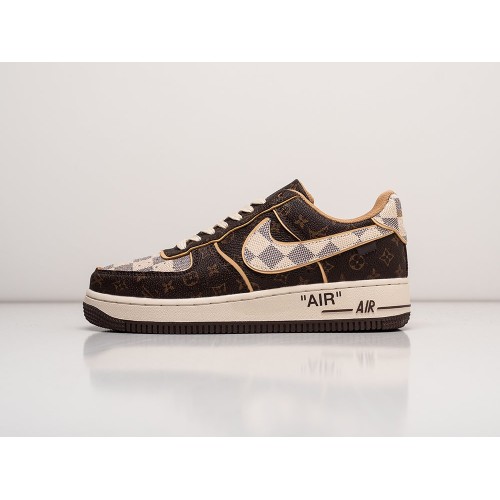 Кроссовки LOUIS VUITTON x NIKE Air Force 1 Low цвет Коричневый арт. 31583