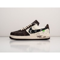 Кроссовки LOUIS VUITTON x NIKE Air Force 1 Low цвет Коричневый арт. 31584