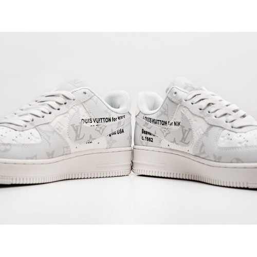 Кроссовки LOUIS VUITTON x NIKE Air Force 1 Low цвет Белый арт. 33870