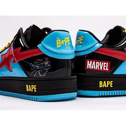 Кроссовки Marvel x BAPE Sta Force 1 low цвет Синий арт. 35867