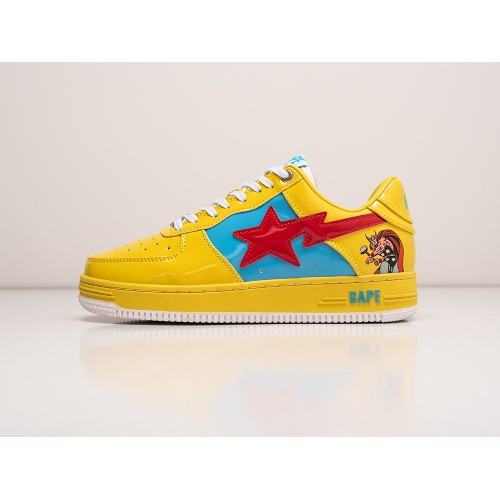 Кроссовки Marvel x BAPE Sta Force 1 low цвет Желтый арт. 35870