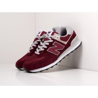 Кроссовки NEW BALANCE 574 цвет Бордовый арт. 19536