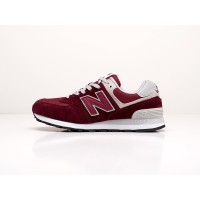 Кроссовки NEW BALANCE 574 цвет Бордовый арт. 19536