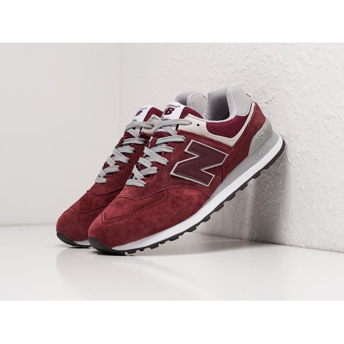 Кроссовки NEW BALANCE 574 цвет Бордовый арт. 27046