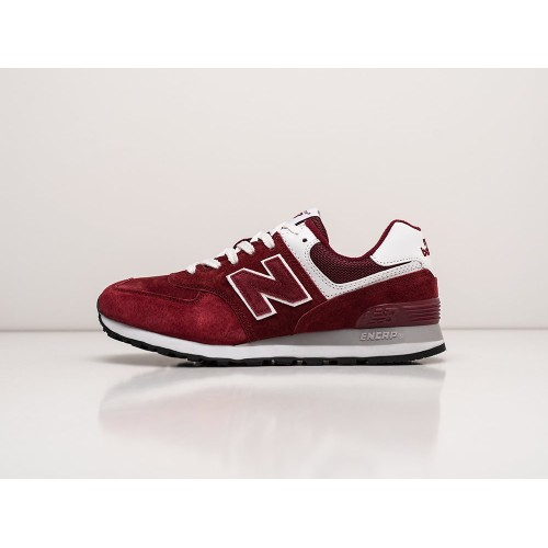 Кроссовки NEW BALANCE 574 цвет Бордовый арт. 30087