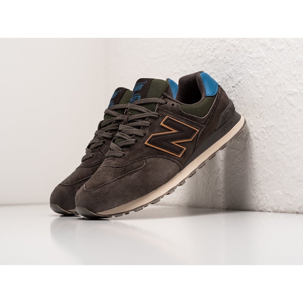 Кроссовки NEW BALANCE 574 цвет Коричневый арт. 38585