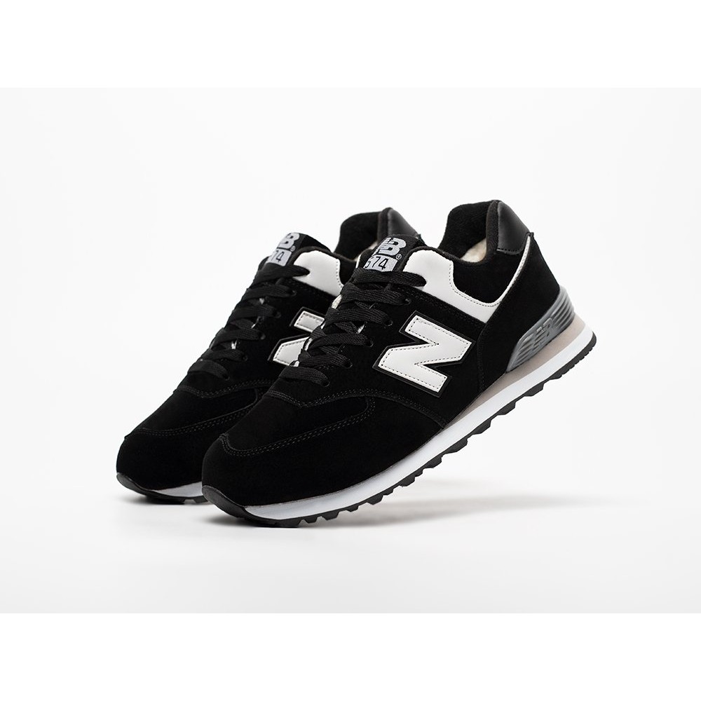 Зимние Кроссовки NEW BALANCE 574 цвет Черный арт. 43619