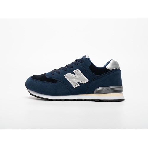 Зимние Кроссовки NEW BALANCE 574 цвет Синий арт. 43622