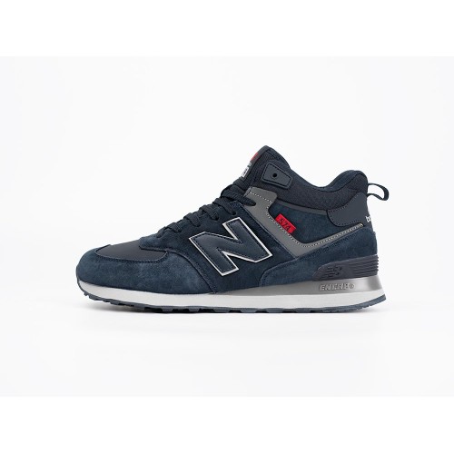 Зимние Кроссовки NEW BALANCE 574 Mid цвет Синий арт. 43729