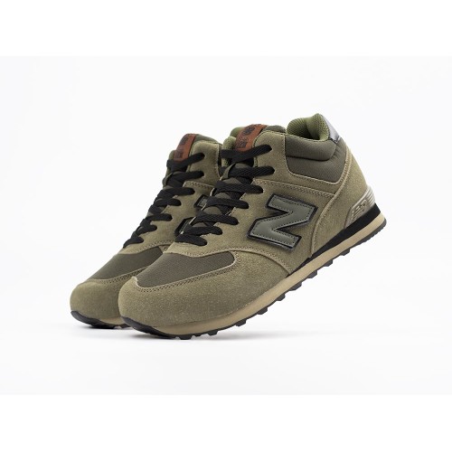 Зимние Кроссовки NEW BALANCE 574 Mid цвет Зеленый арт. 43921