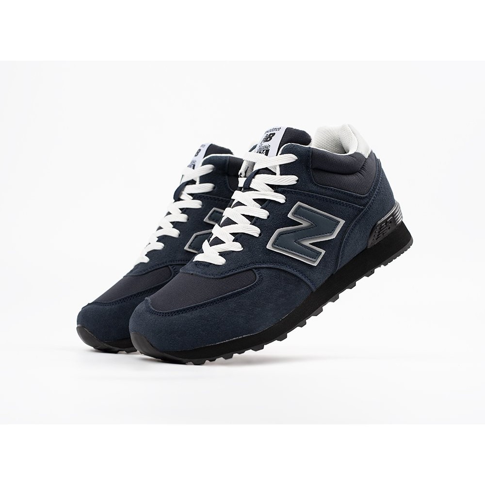 Зимние Кроссовки NEW BALANCE 574 Mid цвет Синий арт. 43923