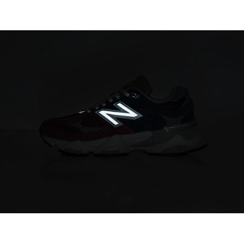 Кроссовки NEW BALANCE 9060 цвет Бордовый арт. 37800