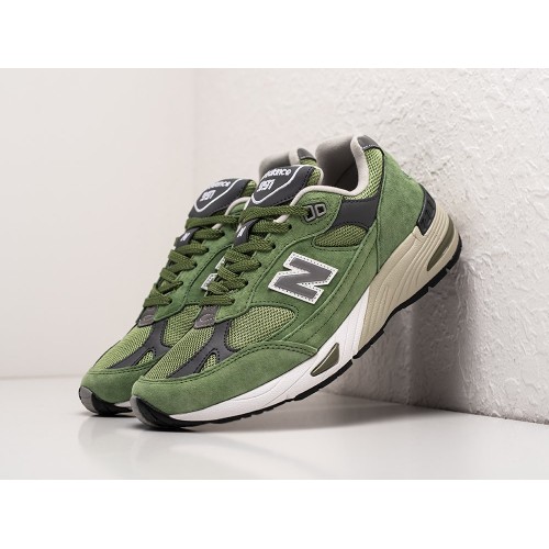 Кроссовки NEW BALANCE 991 цвет Зеленый арт. 29979