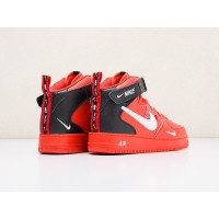 Кроссовки NIKE Air Force 1 07 Mid LV8 цвет Красный арт. 13831