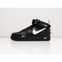 Зимние Кроссовки NIKE Air Force 1 07 Mid LV8 цвет Черный арт. 17147