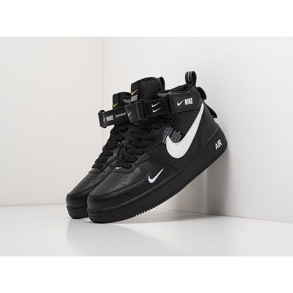 Кроссовки NIKE Air Force 1 07 Mid LV8 цвет Черный арт. 20771