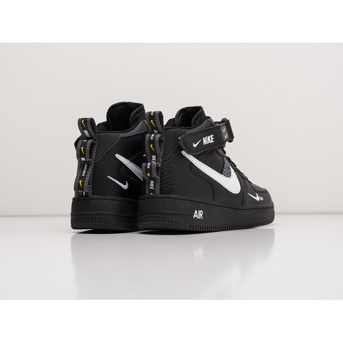 Кроссовки NIKE Air Force 1 07 Mid LV8 цвет Черный арт. 20771