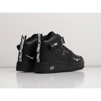 Зимние Кроссовки NIKE Air Force 1 07 Mid LV8 цвет Черный арт. 32918