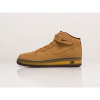 Кроссовки NIKE Air Force 1 цвет Коричневый арт. 24621