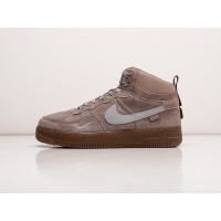 Зимние Кроссовки NIKE Air Force 1 Hi цвет Бежевый арт. 32358