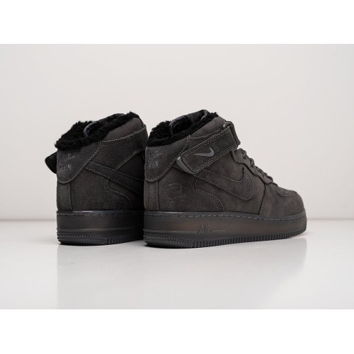 Зимние Кроссовки NIKE Air Force 1 Hi цвет Черный арт. 32879