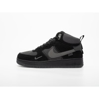 Зимние Кроссовки NIKE Air Force 1 Mid цвет Черный арт. 43590