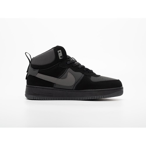 Зимние Кроссовки NIKE Air Force 1 Mid цвет Черный арт. 43590