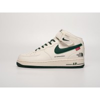 Кроссовки NIKE Air Force 1 Mid x Supreme x THE NORTH FACE цвет Белый арт. 40550